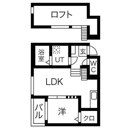 志賀本通駅 徒歩5分 2階の物件間取画像